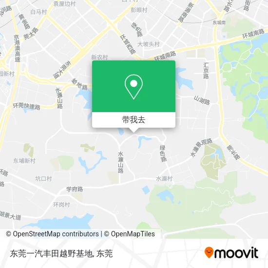 东莞一汽丰田越野基地地图