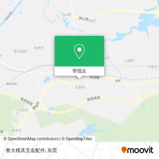 鲁大模具五金配件地图