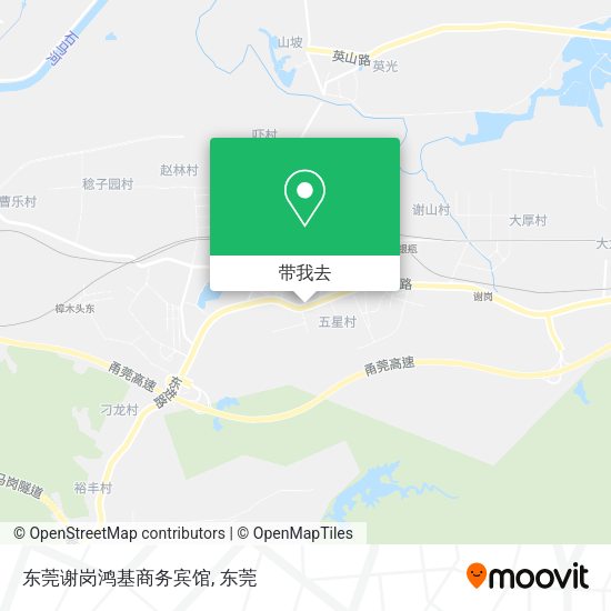 东莞谢岗鸿基商务宾馆地图
