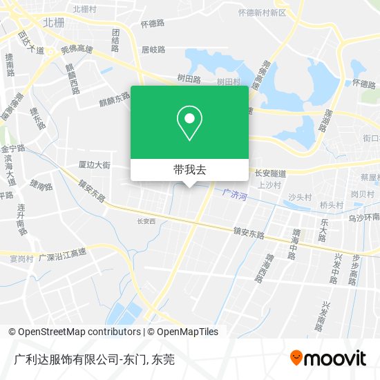 广利达服饰有限公司-东门地图
