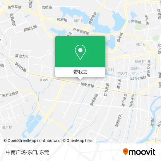 中南广场-东门地图