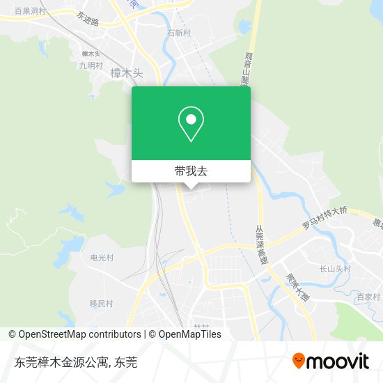 东莞樟木金源公寓地图