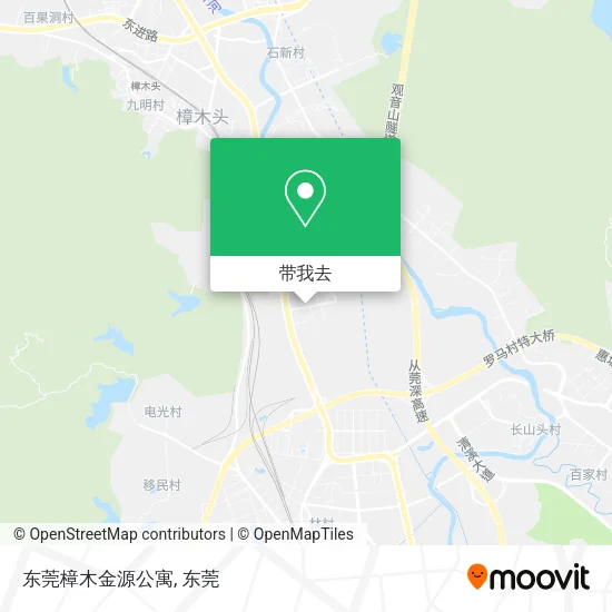 东莞樟木金源公寓地图