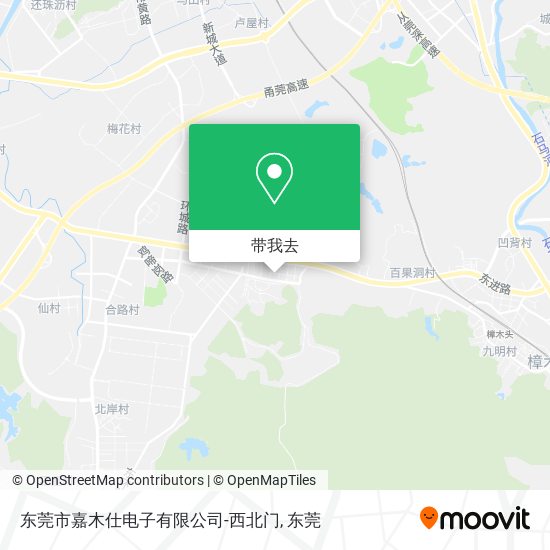 东莞市嘉木仕电子有限公司-西北门地图