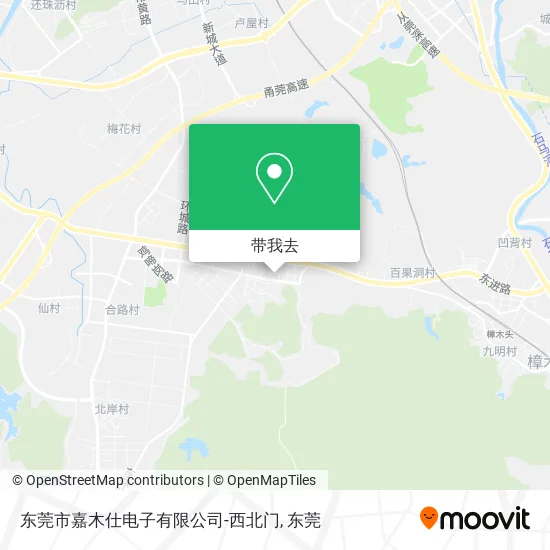 东莞市嘉木仕电子有限公司-西北门地图