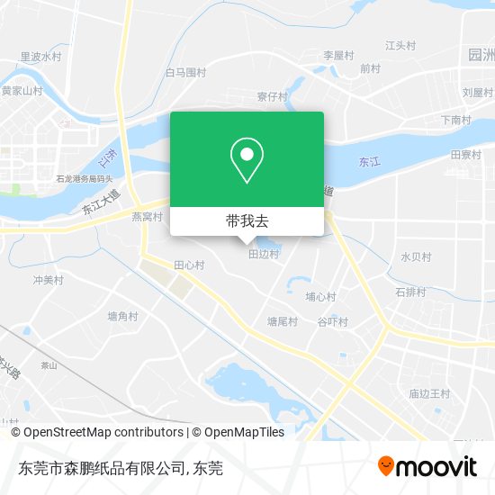 东莞市森鹏纸品有限公司地图