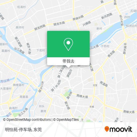明怡苑-停车场地图