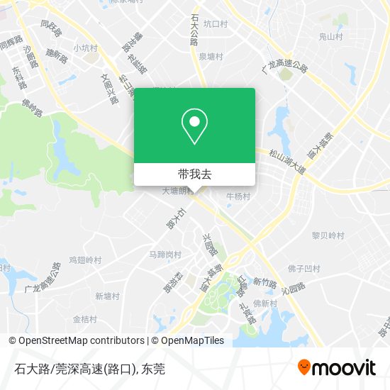 石大路/莞深高速(路口)地图