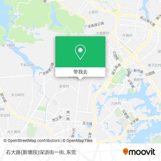 石大路(新塘段)深沥街一街地图