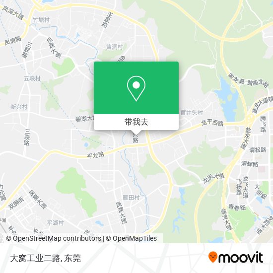 大窝工业二路地图