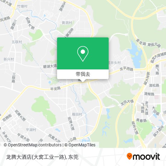 龙腾大酒店(大窝工业一路)地图