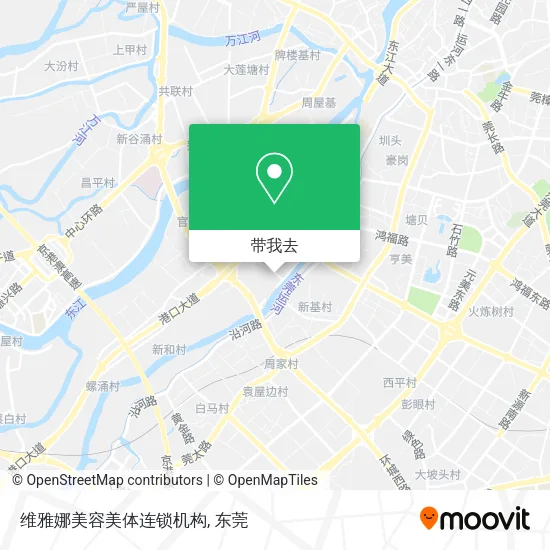维雅娜美容美体连锁机构地图