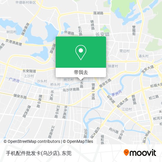 手机配件批发卡(乌沙店)地图