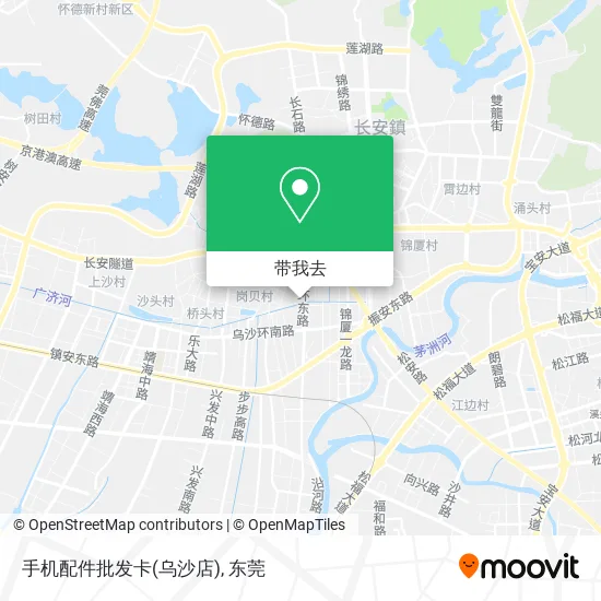 手机配件批发卡(乌沙店)地图