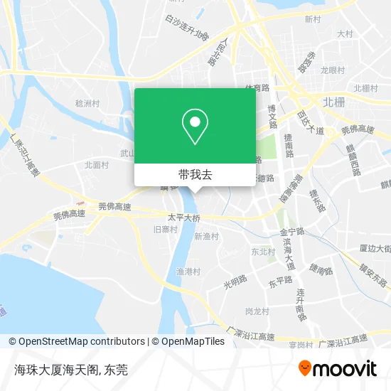 海珠大厦海天阁地图