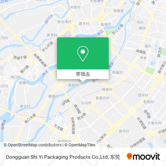 Dongguan Shi Yi Packaging Products Co.,Ltd地图