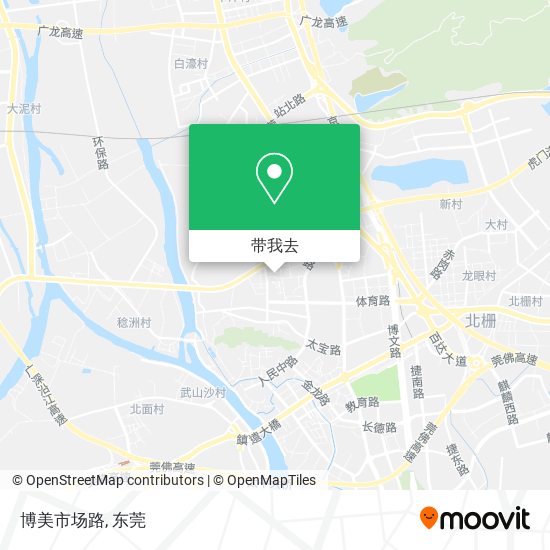 博美市场路地图