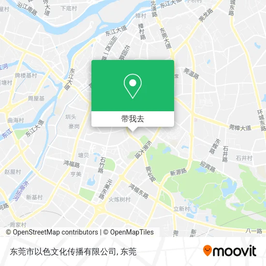 东莞市以色文化传播有限公司地图
