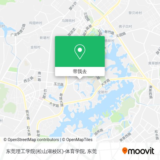 东莞理工学院(松山湖校区)-体育学院地图