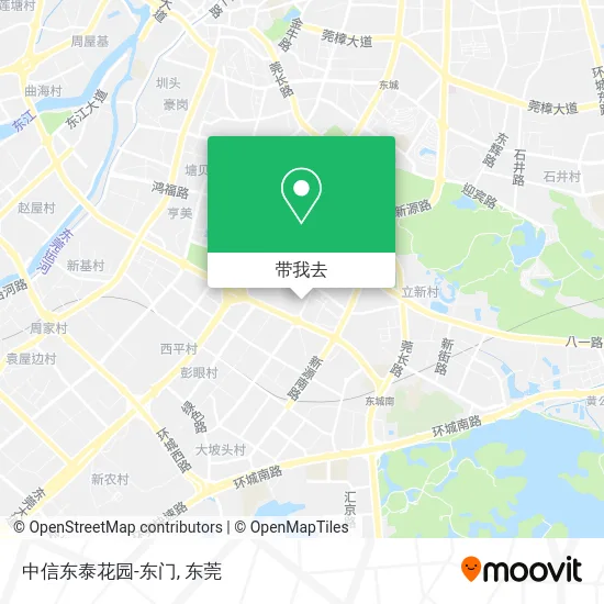 中信东泰花园-东门地图