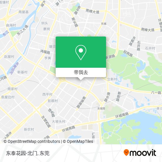 东泰花园-北门地图