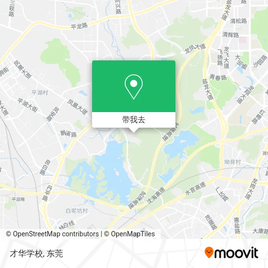 才华学校地图