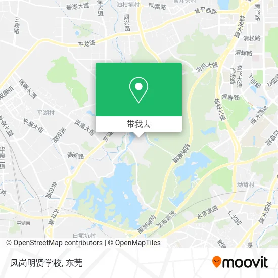凤岗明贤学校地图