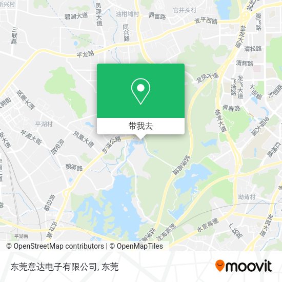 东莞意达电子有限公司地图