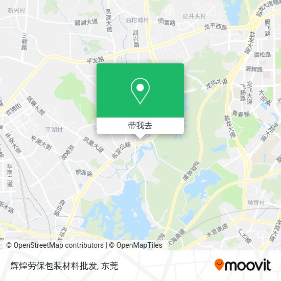 辉煌劳保包装材料批发地图