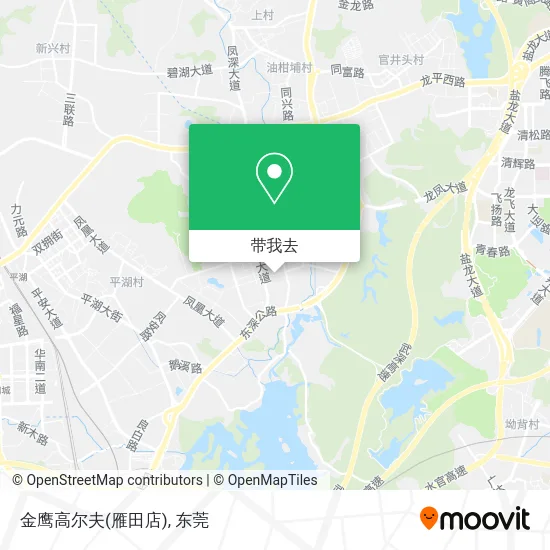 金鹰高尔夫(雁田店)地图