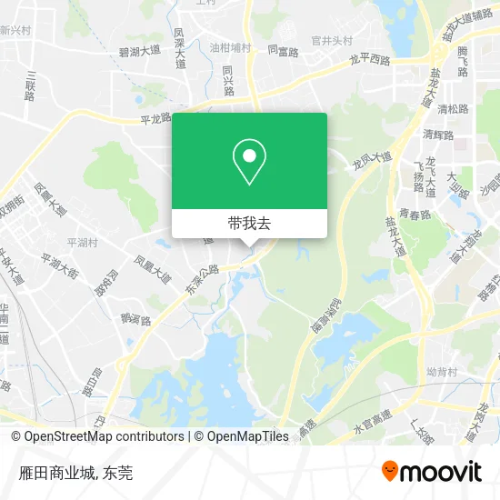 雁田商业城地图