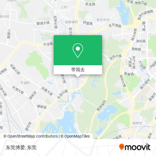 东莞博爱地图
