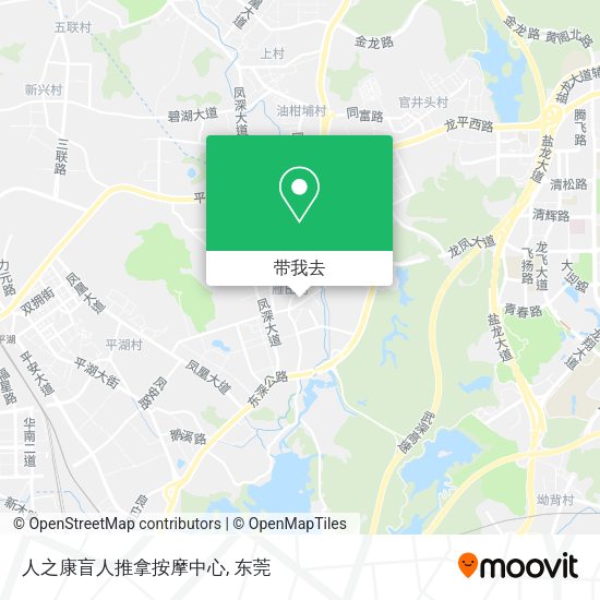 人之康盲人推拿按摩中心地图