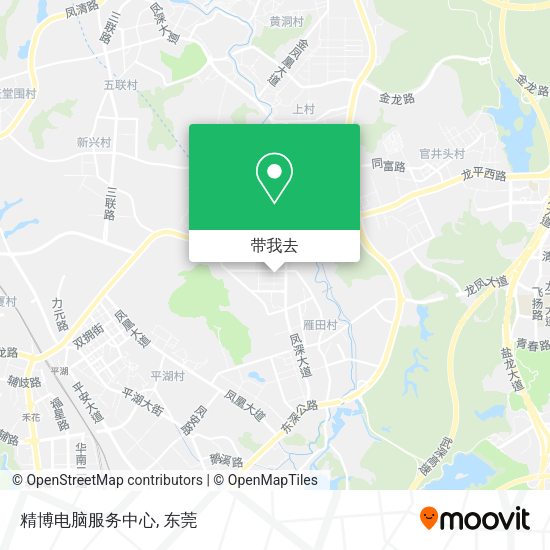 精博电脑服务中心地图