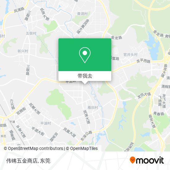 伟锵五金商店地图