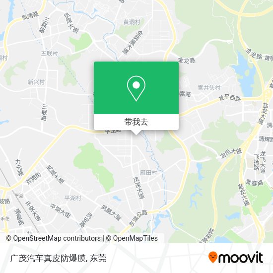 广茂汽车真皮防爆膜地图