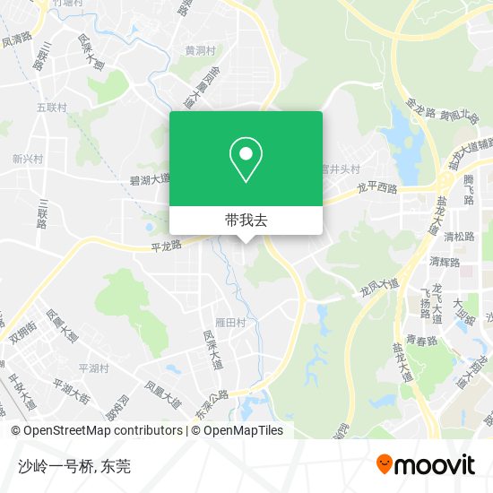 沙岭一号桥地图