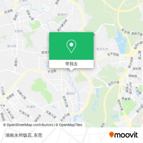 湖南永州饭店地图