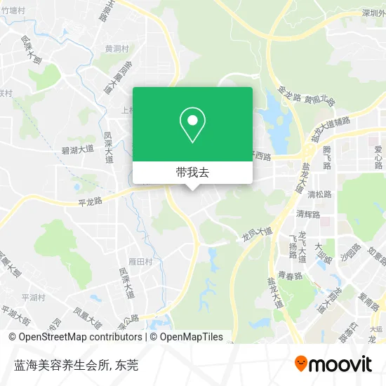 蓝海美容养生会所地图