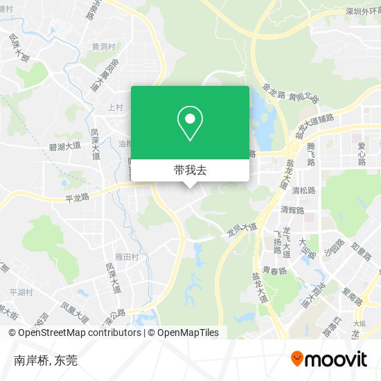 南岸桥地图