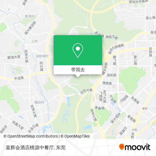 嘉辉会酒店桃源中餐厅地图