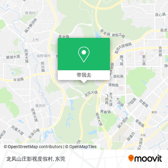 龙凤山庄影视度假村地图