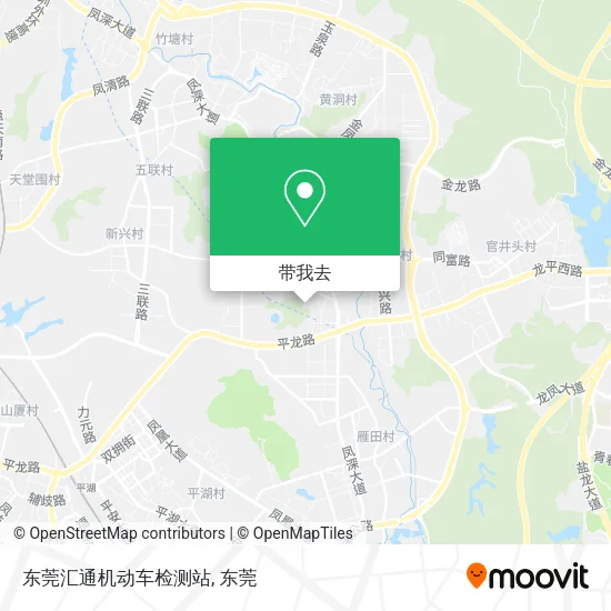 东莞汇通机动车检测站地图