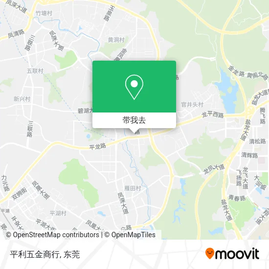 平利五金商行地图