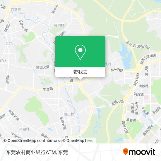 东莞农村商业银行ATM地图