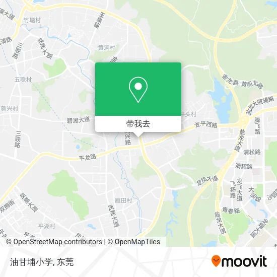 油甘埔小学地图