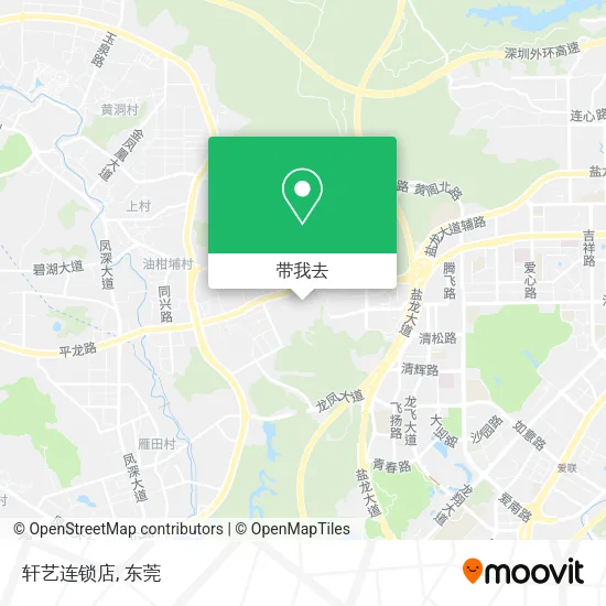 轩艺连锁店地图