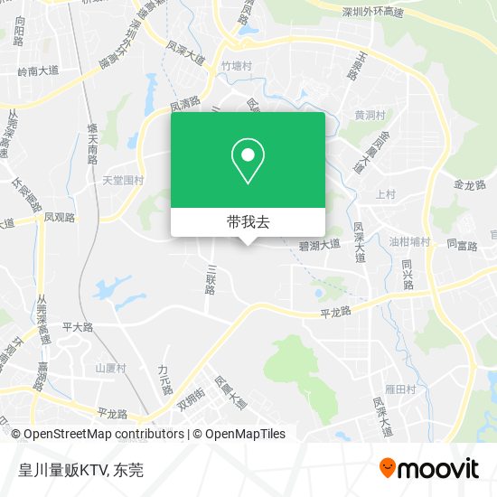 皇川量贩KTV地图
