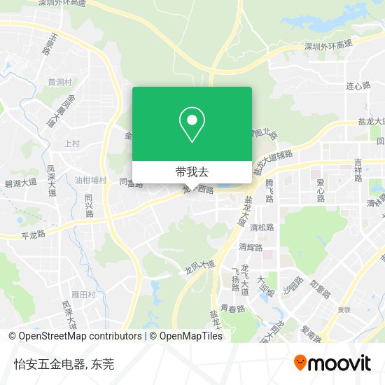 怡安五金电器地图