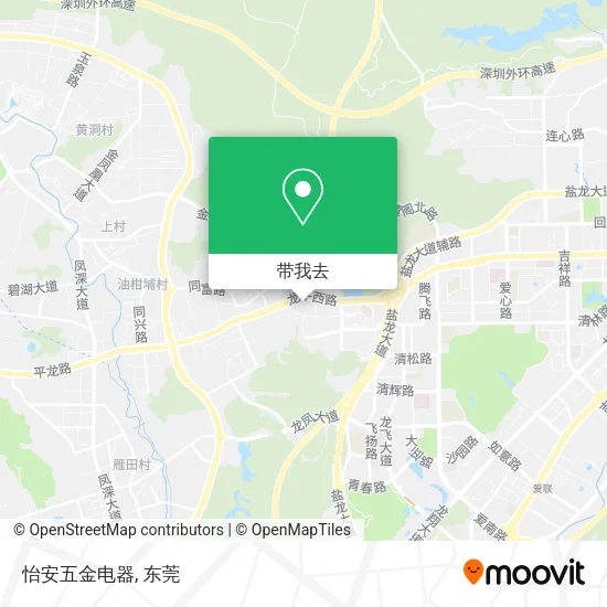 怡安五金电器地图